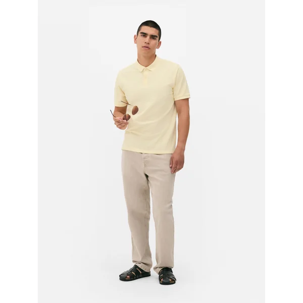 Piqué Polo - Yellow