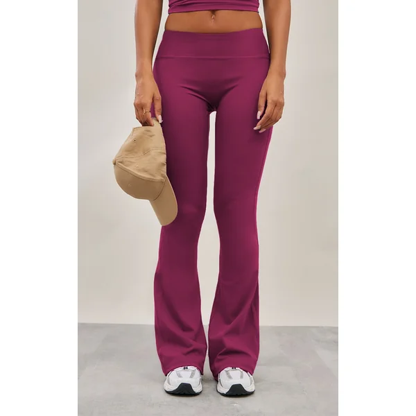 Plum Sculpt Ultimate Flare Yoga Pants