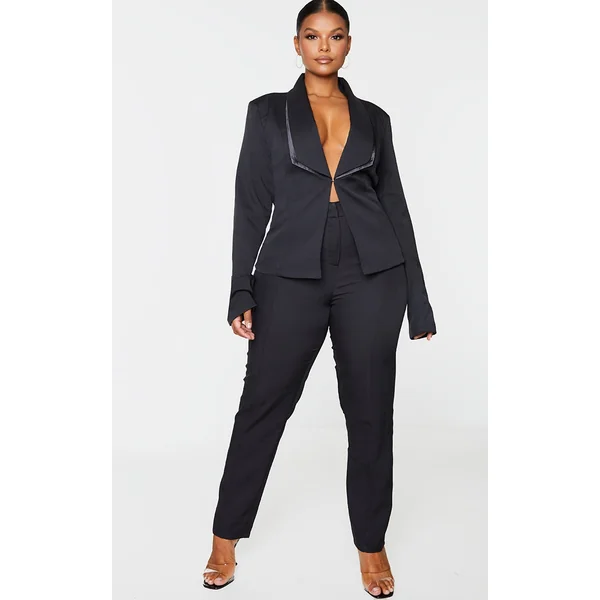 Plus Black Avani Suit Pants