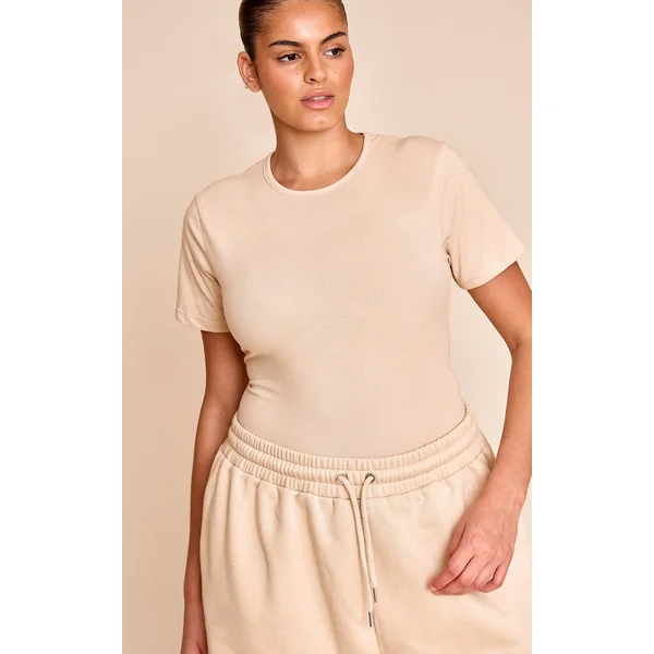 Plus Stone Cap Sleeve Bodysuit