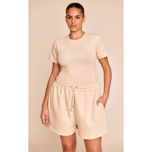 Plus Stone Sweat Shorts