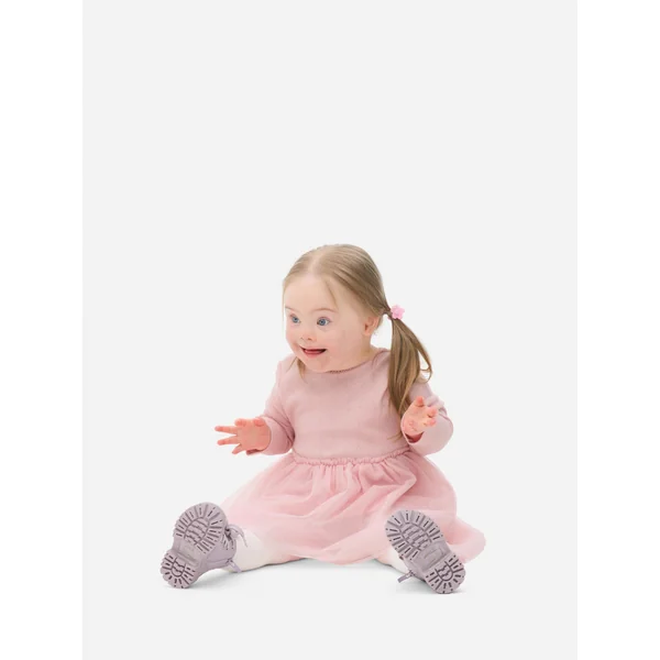 Pointelle Tutu Dress - Pink