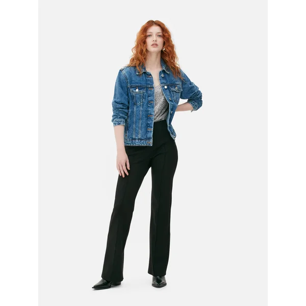 Ponte Flared Pants - Black