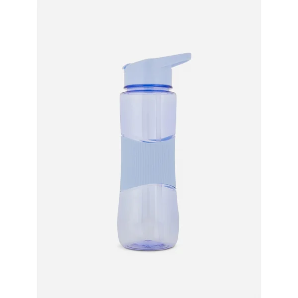 Pop-Up Straw Water Bottle - Blue