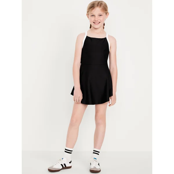PowerSoft Cami Athletic Dress for Girls - Black Jack