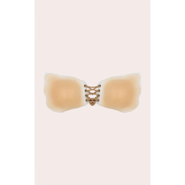 PRETTYLITTLETHING Nude Silicone Push Up Stick On Bra