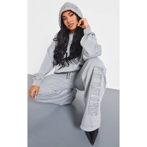 PRETTYLITTLETHING Shape Grey Hoodie