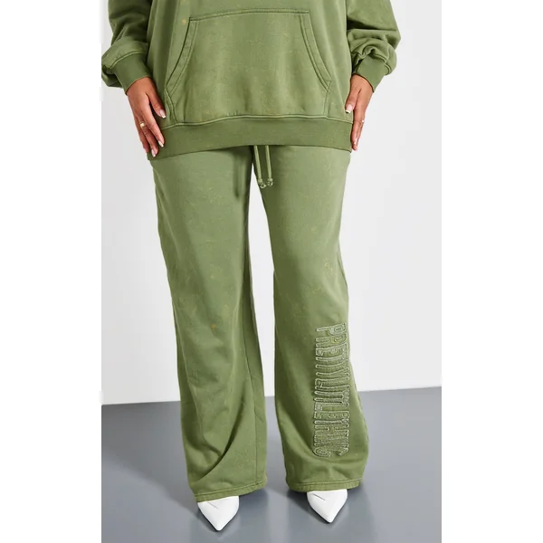 PRETTYLITTLETHING Shape Khaki Sweatpants