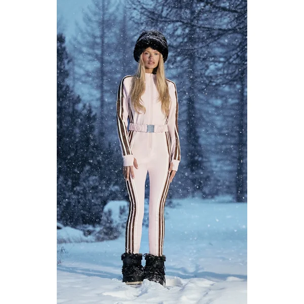 PRETTYLITTLETHING SKI Pink Scuba Suit