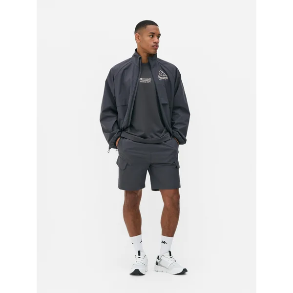 Primark X Kappa Cargo Shorts - Charcoal