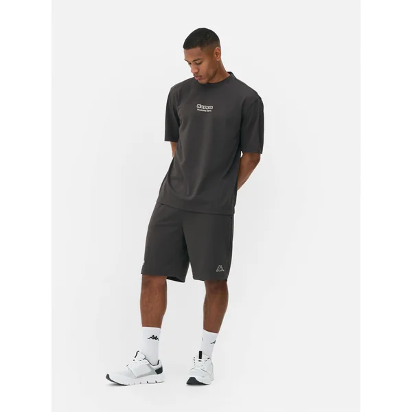 Primark X Kappa Mesh Shorts - Charcoal