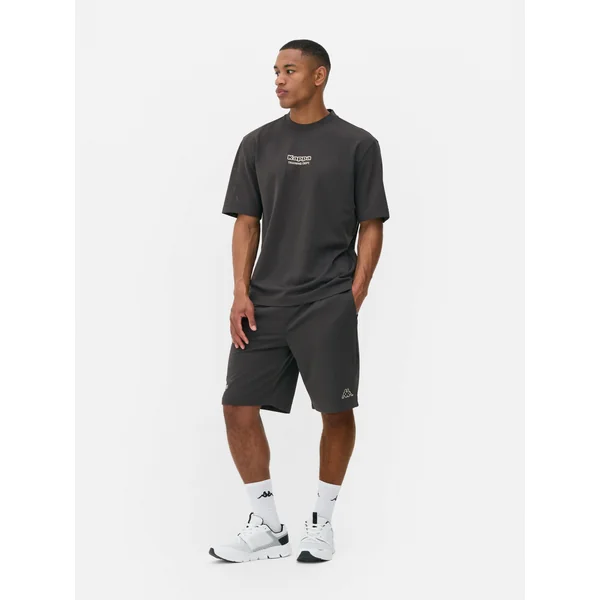 Primark x Kappa Mesh T-Shirt - Charcoal