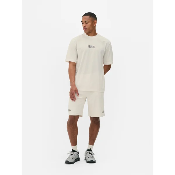 Primark x Kappa Mesh T-Shirt - Ivory