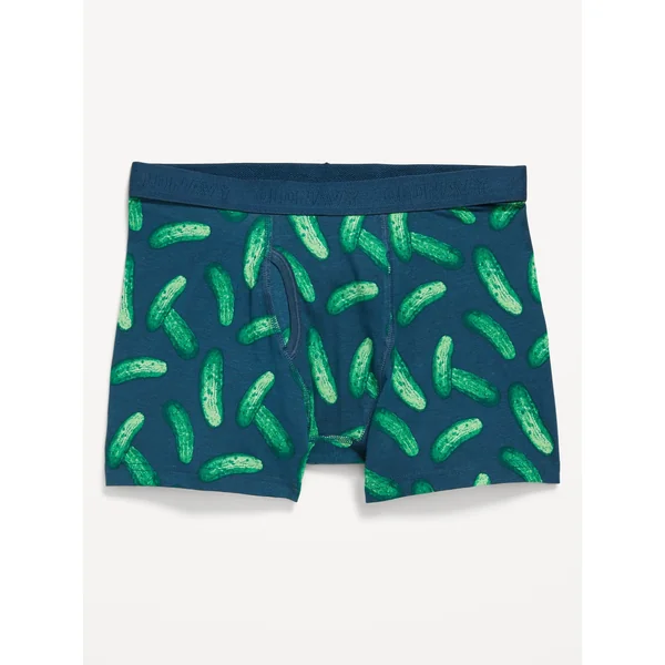 Printed Boxer Briefs -- 4.5-inch inseam - Sour Pickle