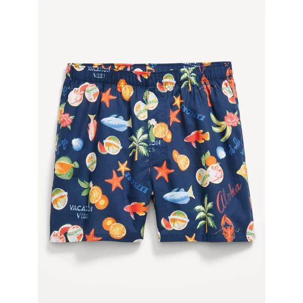 Printed Boxer Shorts - Cali Beach