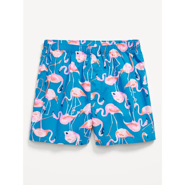 Printed Boxer Shorts - Flamingo