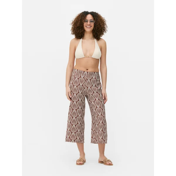 Printed Culottes - Brown