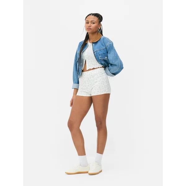 Printed Jersey Shorts - Multi