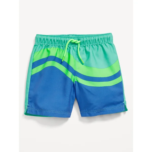 Printed Swim Shorts for Baby - Blue Wave