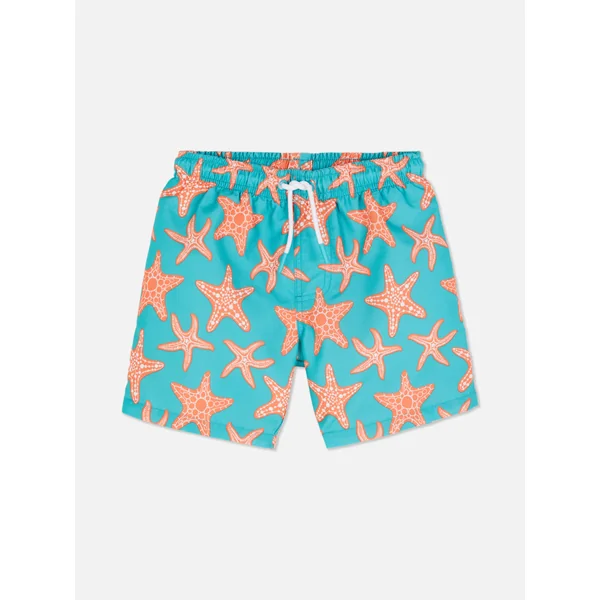 Printed Swim Shorts - Green