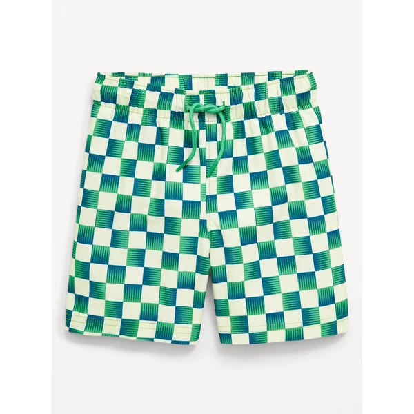 Printed Swim Trunks for Toddler Boys - Blue (Match The Fam)