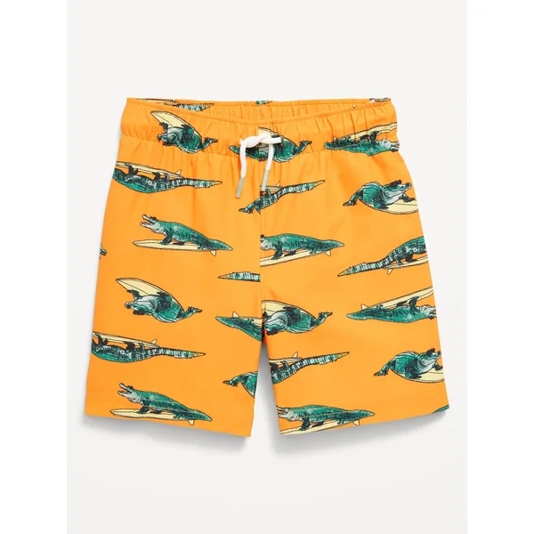 Printed Swim Trunks for Toddler Boys - Crocodile (Match The Fam)