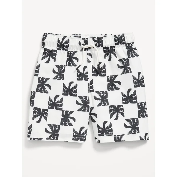 Printed Swim Trunks for Toddler Boys - PALM (Match The Fam)