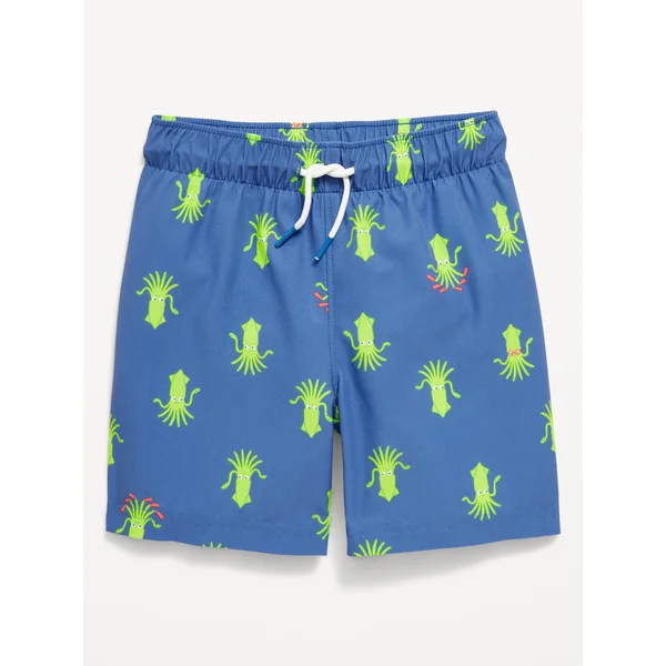 Printed Swim Trunks for Toddler Boys - Squid (Match The Fam)