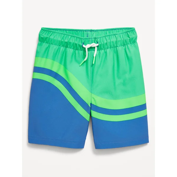 Printed Swim Trunks for Toddler Boys - Wave (Match The Fam)