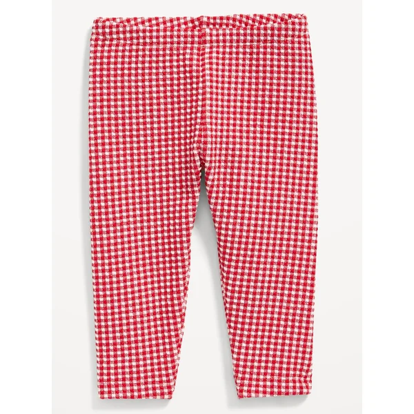 Printed Textured-Knit Capri Leggings for Toddler Girls - Robbie Red