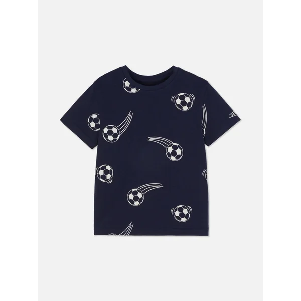 Printed T-Shirt - Navy