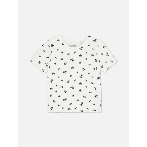 Printed T-Shirt - White
