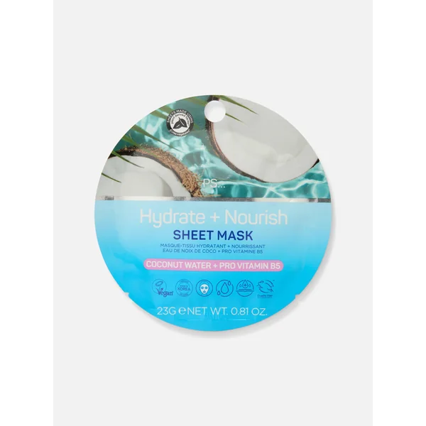 PS... Coconut Water and Vitamin B5 Sheet Mask - Multi