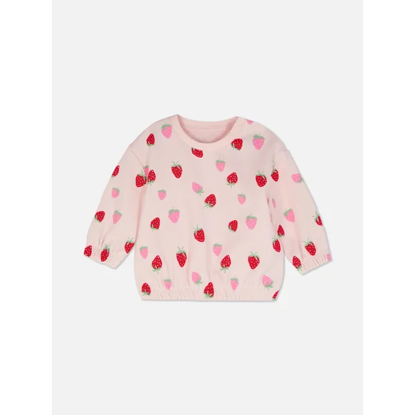 Pullover Sweatshirt - Light Pink