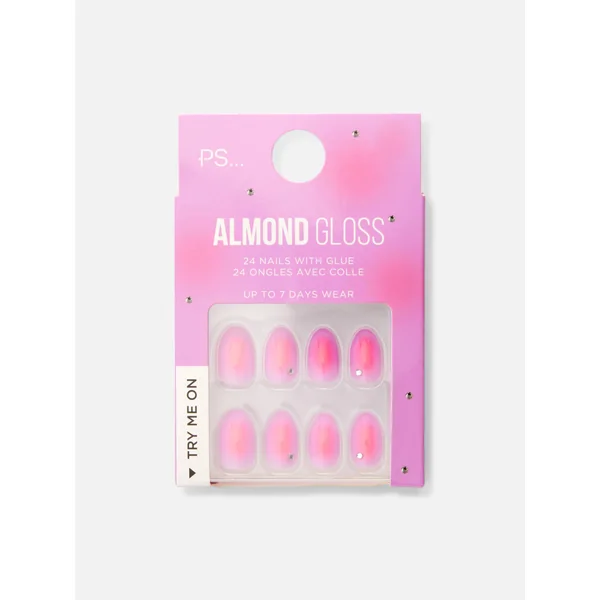 Purple Aura Faux Nails - Multi