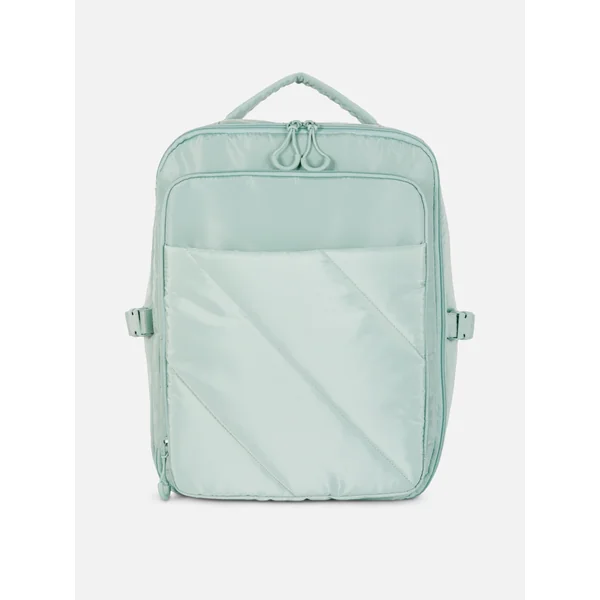 Quilted Backpack - Green