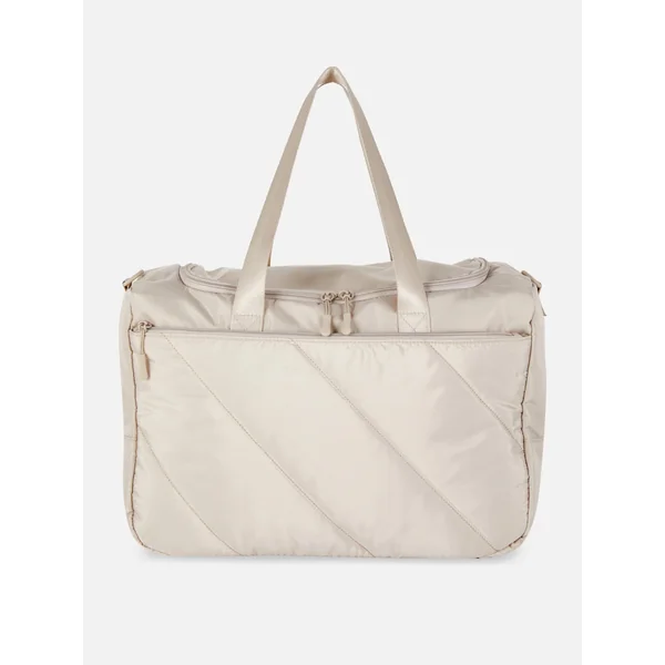 Quilted Underseat Cabin Bag - Natural