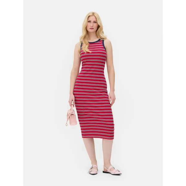 Racerback Midi Dress - Red