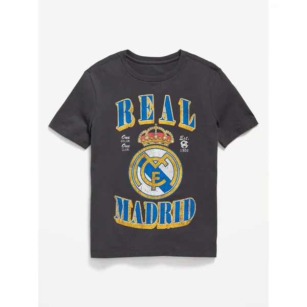 Real Madrid™ Gender-Neutral Graphic T-Shirt for Kids - Panther
