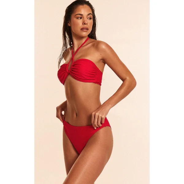 Red Tanga Bikini Bottoms