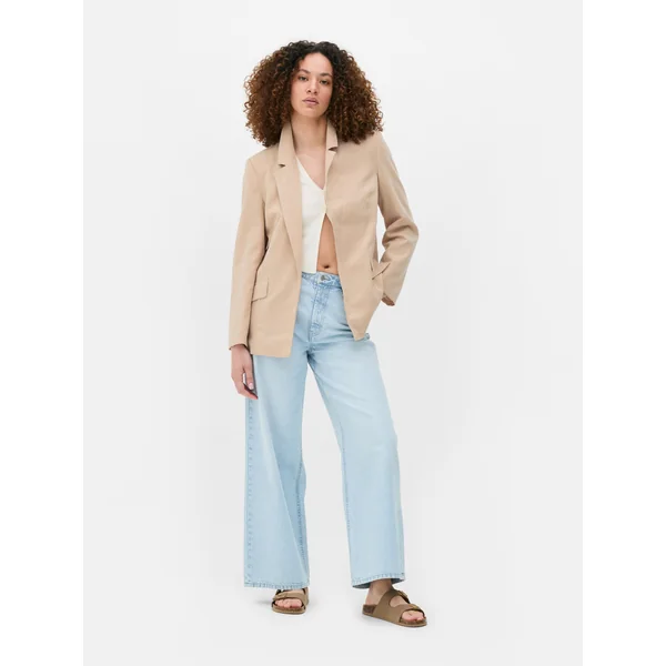 Relaxed Fit Blazer - Ivory