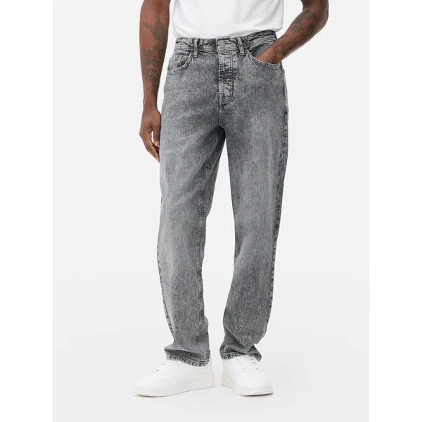 Relaxed Jeans - Gray