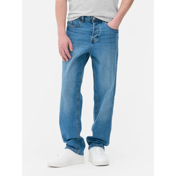 Relaxed Jeans - Mid Blue