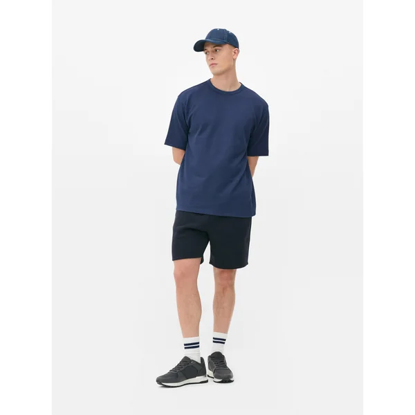 Relaxed Seersucker T-Shirt - Indigo