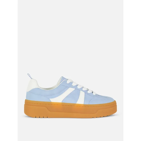 Retro Gum Sole Sneakers - Blue