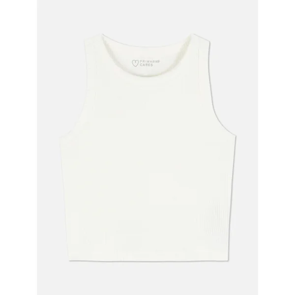 Ribbed Tank - Ivory