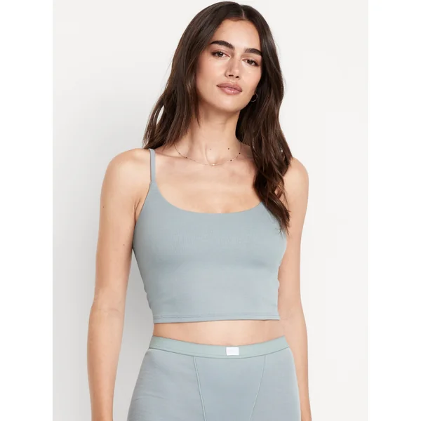Rib-Knit Brami Top - Silver Sage