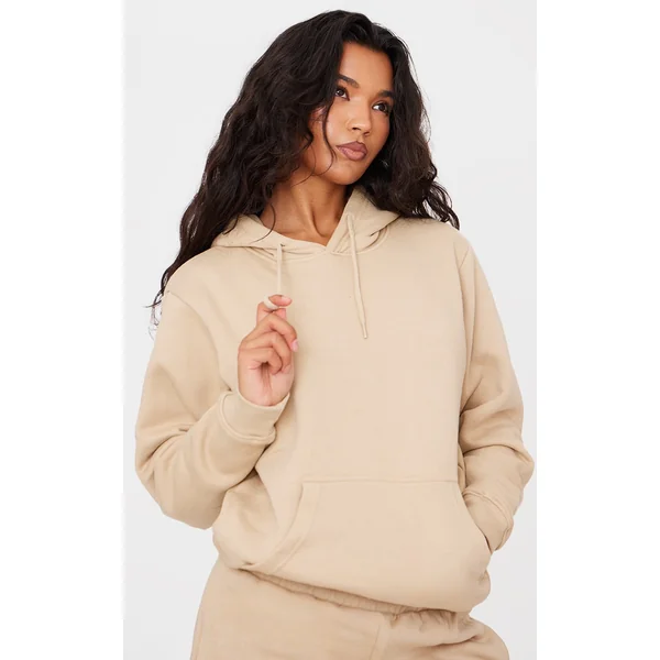 Sand Oversized Fit Sweat Hoodie