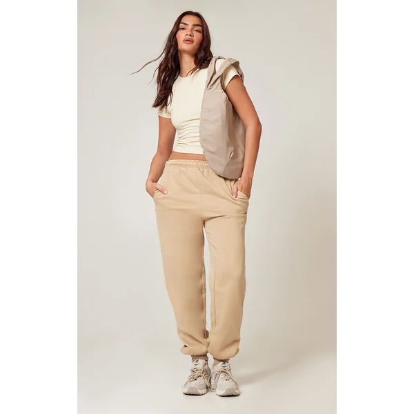 Sand Sweat Cuffed High Waist Sweatpants