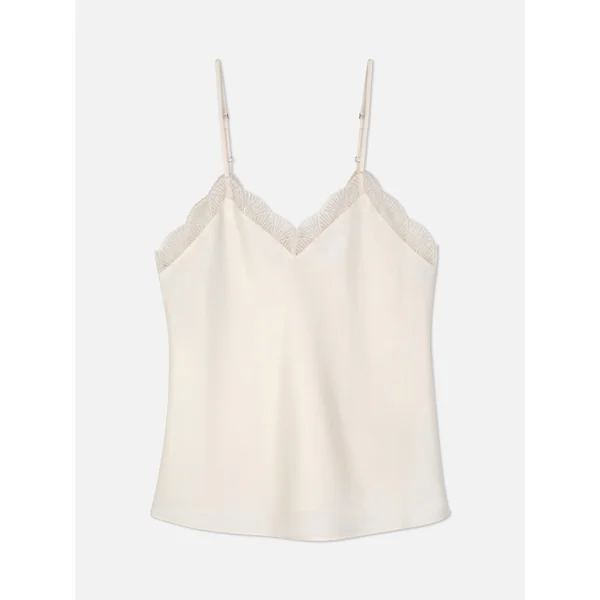 Satin Pajama Cami - Ivory